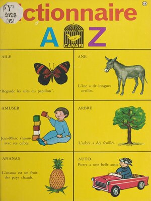 cover image of Dictionnaire A-Z